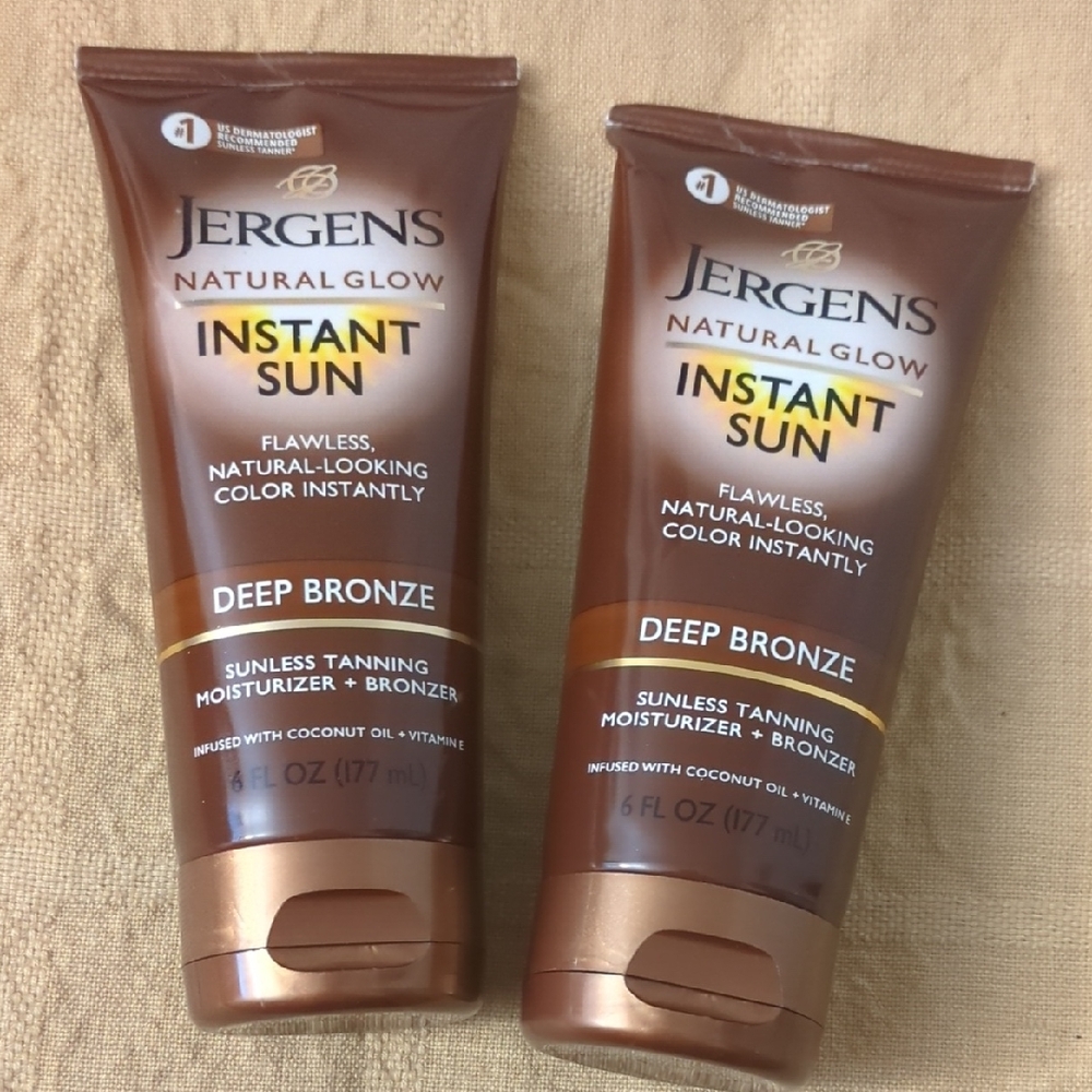Jergens Natural Glow Instant Sun Deep Bronze Tanning Moisturizer